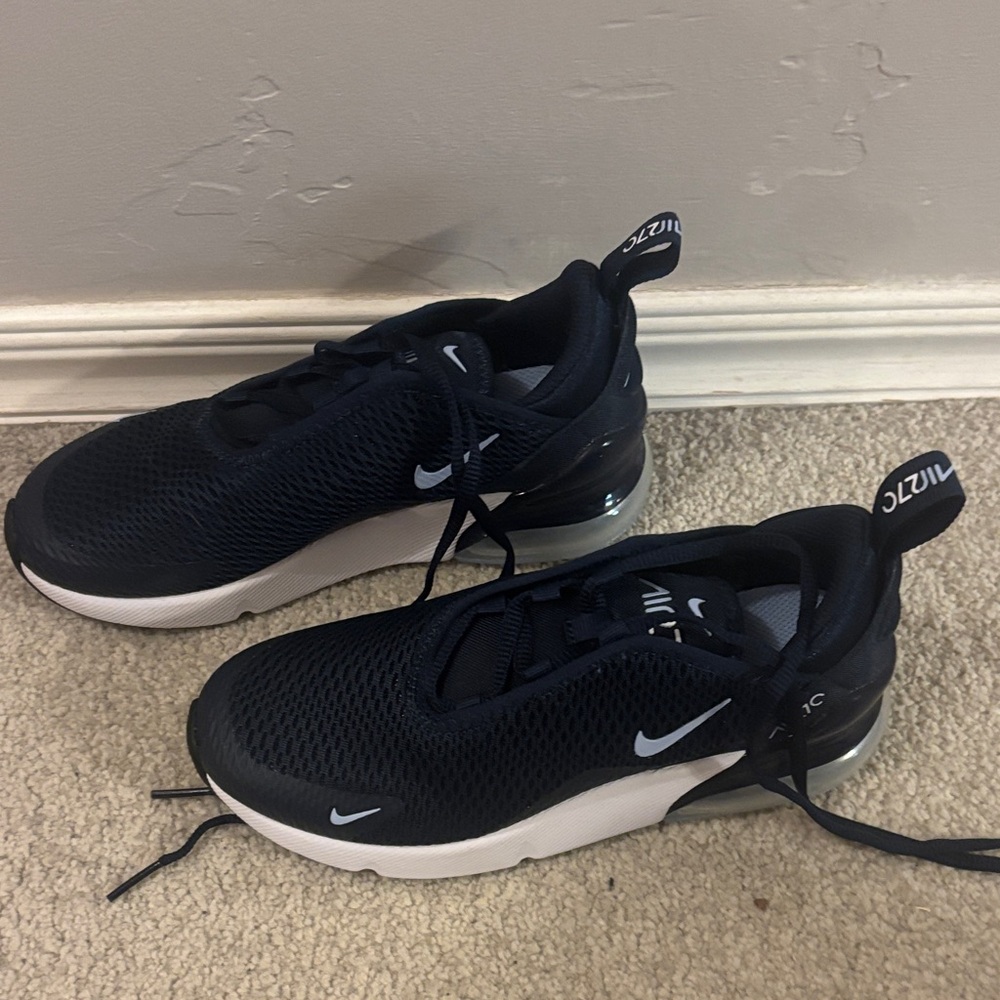 Nike Navy and White Air Max Shoes